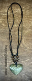 Stone Heart Adjustable Necklace