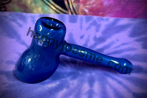 Solid Dark Blue Dry Hammer Bubbler