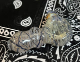 3” Chunky Clear Color Whipped Handpipe