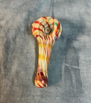 Multicolored Sparkly Striped Handpipe