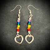 925 Silver Rainbow Earrings