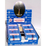 Satya Nag Champa Dhoop Cones-12 Cones with Stand