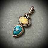 Vintage Pendant and Earring Set