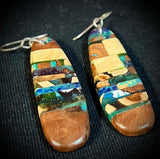 Wooden Handmade Earrings