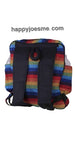 Hemp Backpack Striped Rainbow