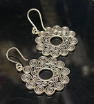Flower 925 Sterling Silver Earrings