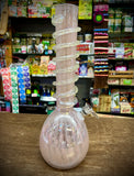 12” Long Base W/Glow In The Dark Wrap Waterpipe