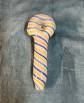 Yellow/Purple Spiral Handpipe