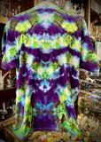 Rainbow Center Mandela On Blue/Purple/Green Crinkle Size-Adult 2XL