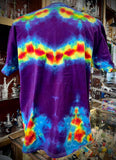 Rainbow Center Mandela On Dark Purple Size-XL