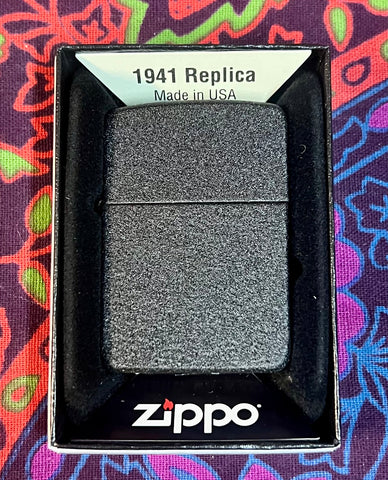 Zippo Replica Black Crackle