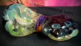 Fumed Checkered Standing Handpipe