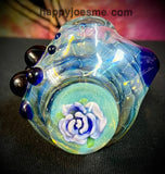 Spin&Rake Heavy Handpipe W/Flower Marble Front