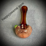 Mini Brown Handpipe W/Frit Bowl