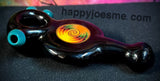 4.5" Black Handpipe with Wig Wag Disc