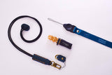 Kitosun Hookah & Accessories luxury resin hookah mouth tip set with adjustable leather lanyard