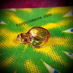 Pink Tea Cup Glass Pendant