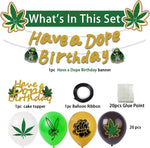 Herb Adult Birthday Party Decoration Set
