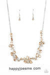 Paparazzi Welcome To The Ice Age Brown Necklace