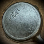 Favorite Piqua Ware 3 A Cast Iron Skillet Double Pour