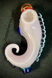 Purple Tentacle Handpipe W/Marble