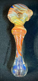 5” Multicolor Swirl Handpipe W/ Maria & Bumps