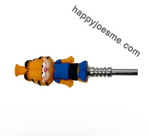 Silicone Garfield Nectar Collector W/Titanium Tip