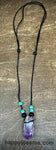 Medium Amethyst Adjustable Necklace