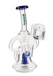 Ooze Surge Mini Recycler Dab Rig – Dark Blue