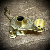 Vintage Brass Oil Lamp