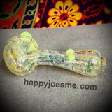 Fumed Sparkly Raked Handpipe