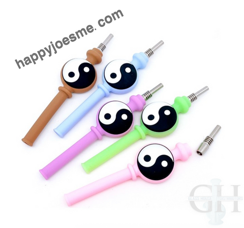 5” Ying Yang Silicone Nectar Collector