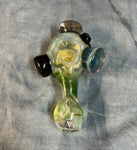 Heavy Heady Handpipe W/Flat Marbles