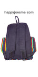 Hemp Backpack Rasta Stripe
