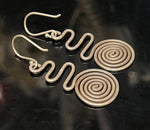 Spiral 925 Sterling Silver Earrings