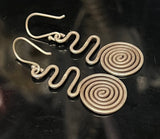 Spiral 925 Sterling Silver Earrings
