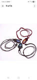 Natural Mix Gemstones Handmade Bohemian Macrame Necklace