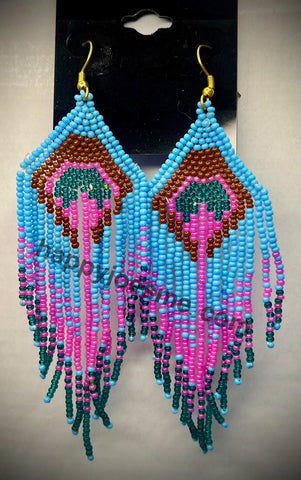 Seed Bead Handmade Earrings