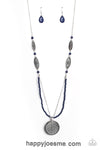 Paparazzi Graden Of Grace Blue Necklace