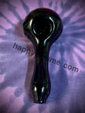 Dark Purple Full Cropal Handpipe by 207 Glass