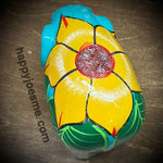 7.5"x5" Turquoise/Multi-Colored Elephant-Talavera Pottery from Mexico