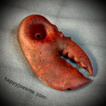 Sandblasted Red Claw Handpipe - Mrs Claws