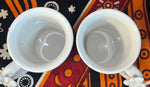 Set of Two Floral Mugs