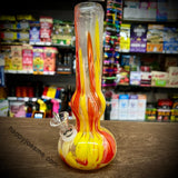 8” Bell W/Straight Neck Soft Glass Waterpipe