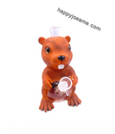 9” Acrylic/Glass Squirrel Waterpipe