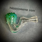 Clear Sherlock W/Teal Frit