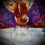 6.5” -Mrs Claws- Barn Red Claw W/Barnacles￼Waterpipe