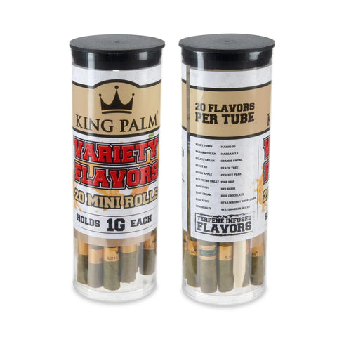 King Palm Variety Flavors Holds 1G Each