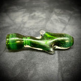 Zephyr Green Frit Glass Chillum