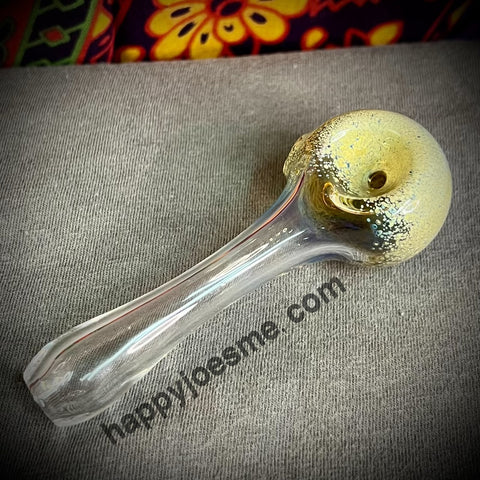 Clear W/Frit Bowl Handpipe